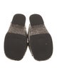 Dries Van Noten Printed Glitter Accents Slides