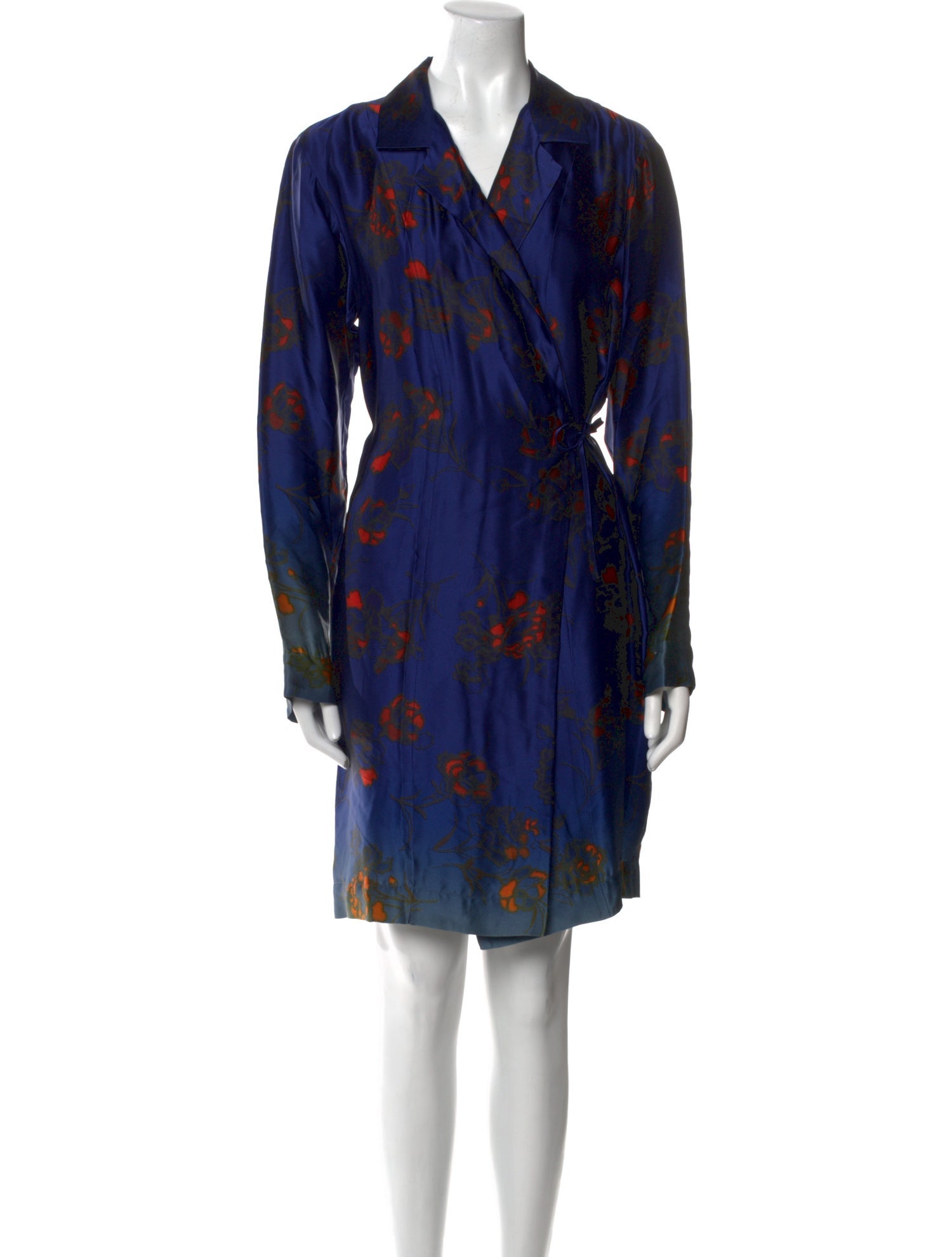 Dries Van Noten Printed Knee-Length Dress