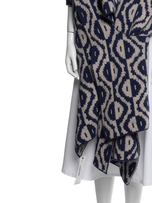 Dries Van Noten Merino Wool Printed Shawl