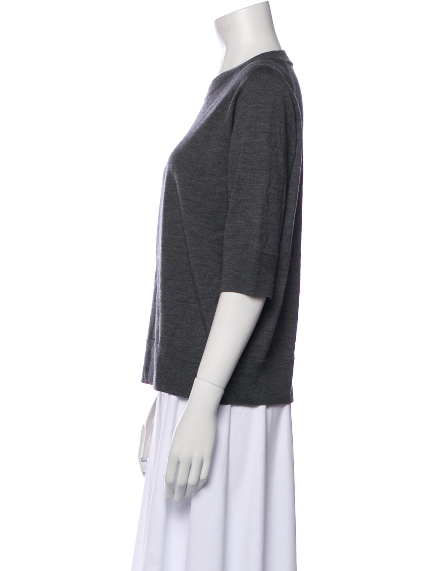 Dries Van Noten Merino Wool Crew Neck Sweater