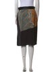 Dries Van Noten Silk Knee-Length Skirt