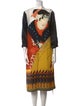 Dries Van Noten Silk Midi Length Dress