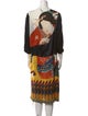 Dries Van Noten Silk Midi Length Dress