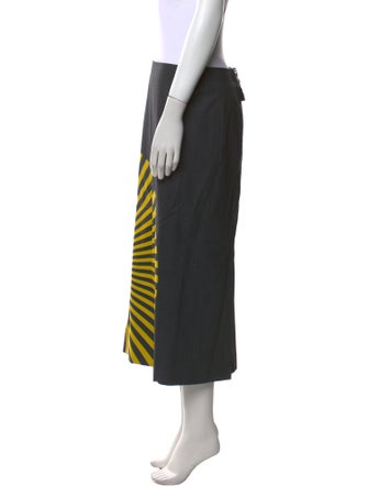 Dries Van Noten Printed Midi Length Skirt