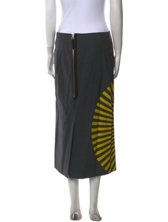 Dries Van Noten Printed Midi Length Skirt