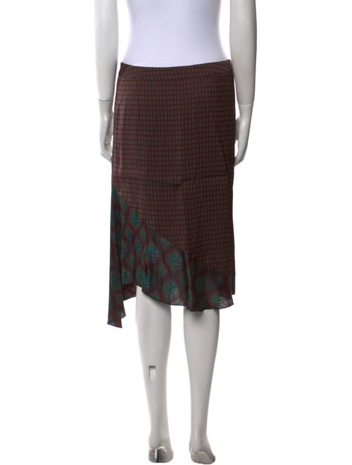 Dries Van Noten Patterned Knee-Length Skirt