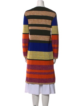 Dries Van Noten Striped Open Front Sweater