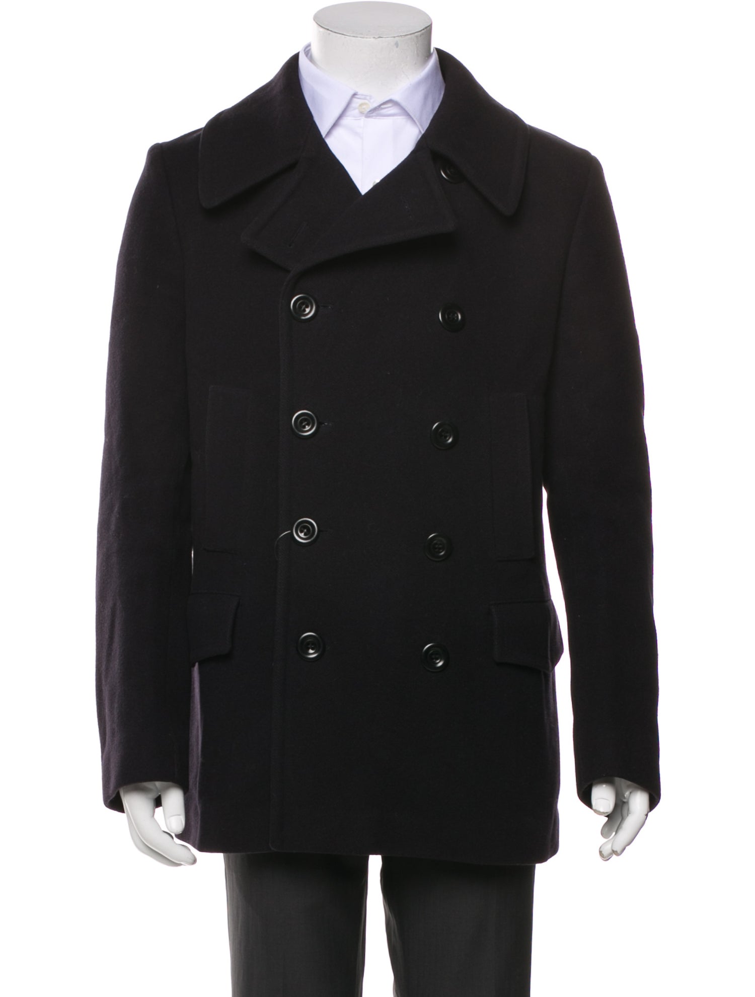 Dries Van Noten Wool Peacoat