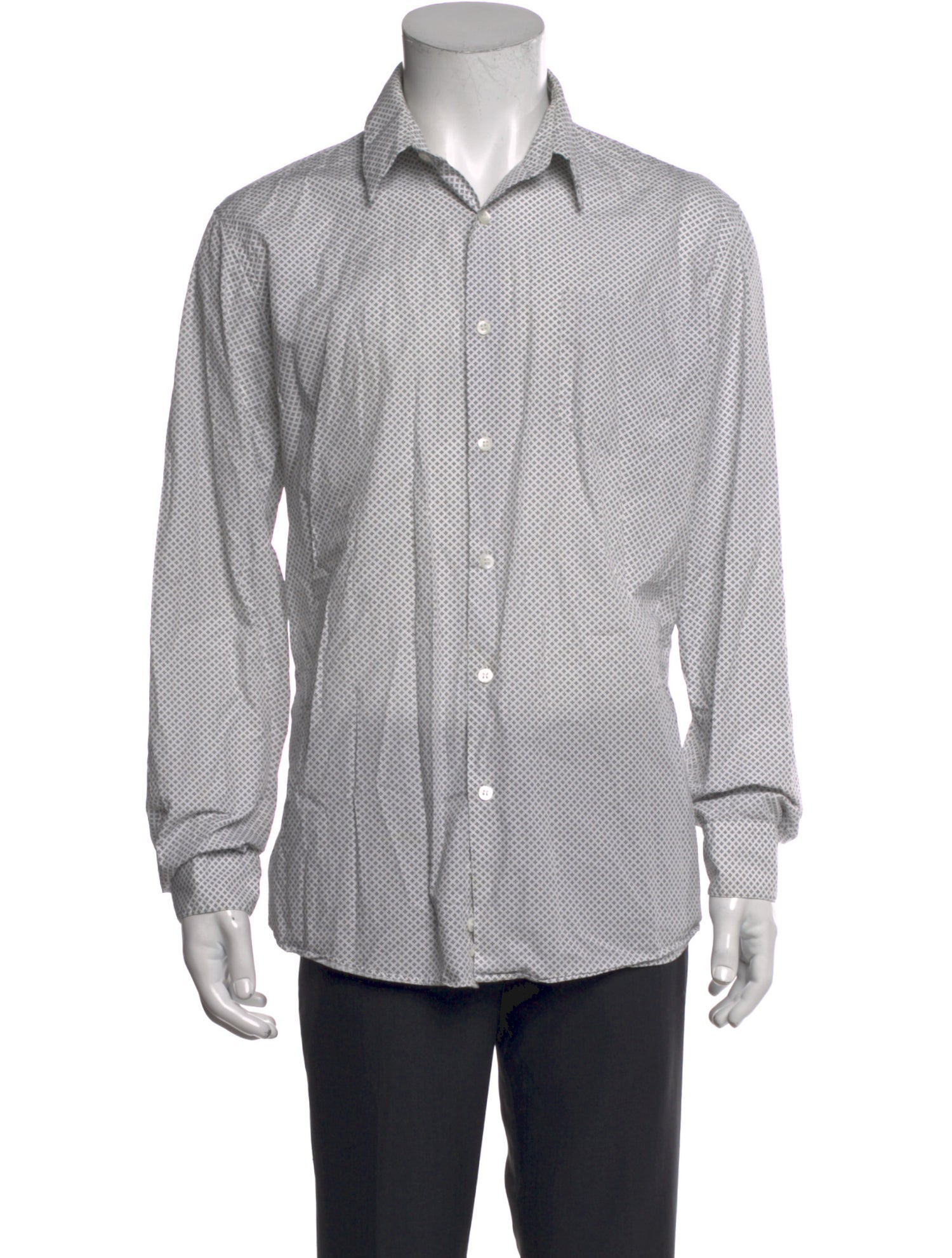 Dries Van Noten Printed Long Sleeve Shirt