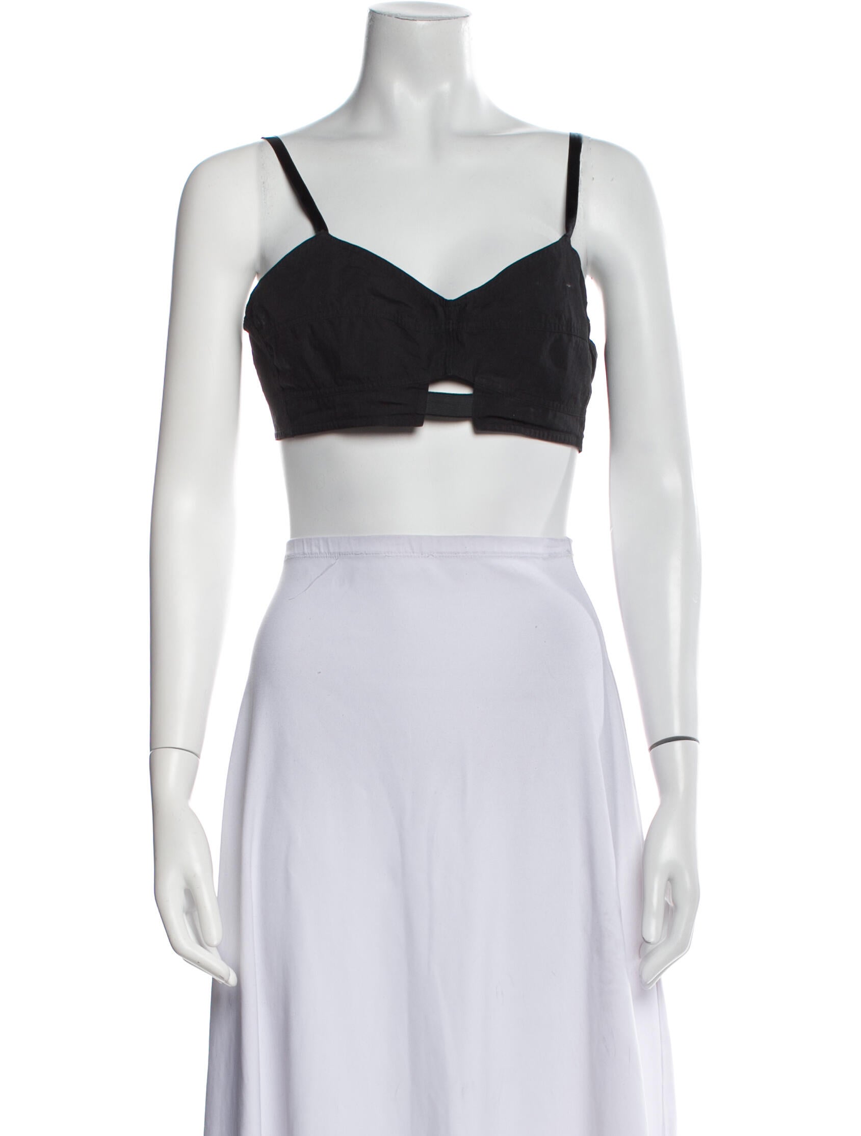 Dries Van Noten V-Neck Sleeveless Crop Top