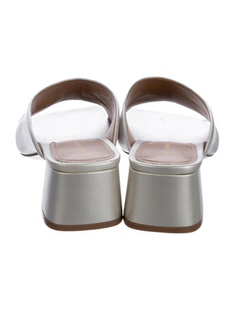 Dries Van Noten Leather Slides