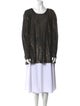 Dries Van Noten Scoop Neck Long Sleeve Tunic