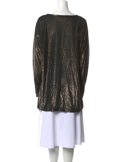 Dries Van Noten Scoop Neck Long Sleeve Tunic