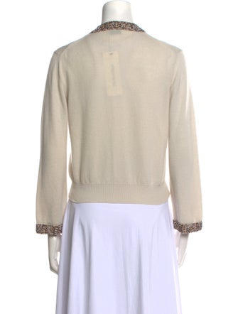 Dries Van Noten Merino Wool Crew Neck Sweater
