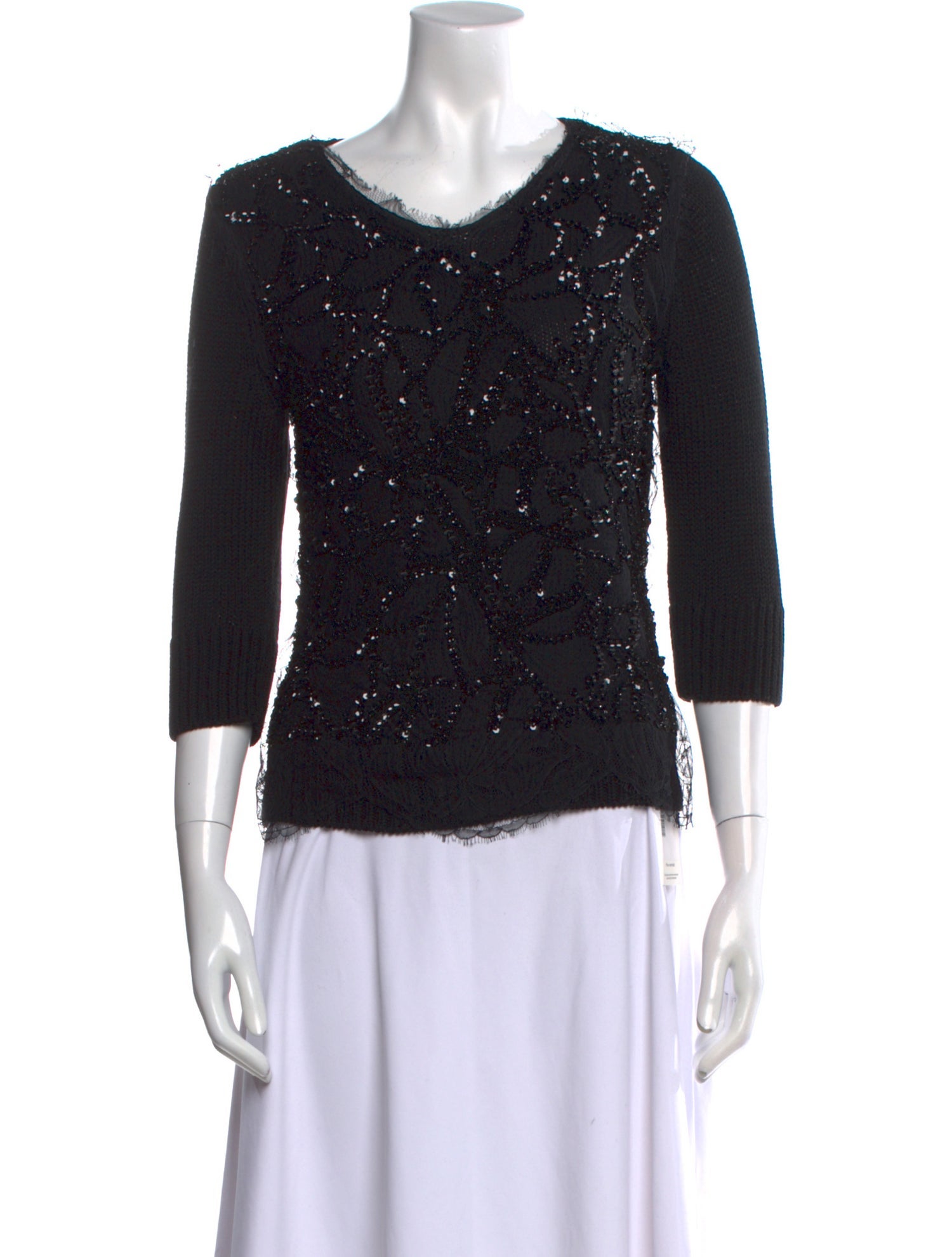 Dries Van Noten Scoop Neck Sweater