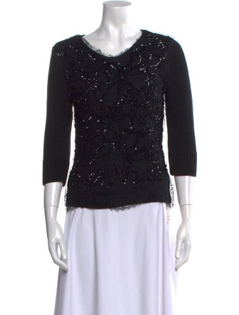 Dries Van Noten Scoop Neck Sweater