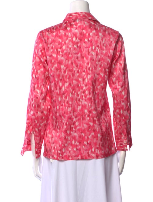 Dries Van Noten Silk Tie-Dye Print Blouse