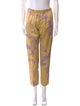 Dries Van Noten Floral Print Straight Leg Pants
