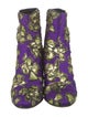 Dries Van Noten Floral Print Boots