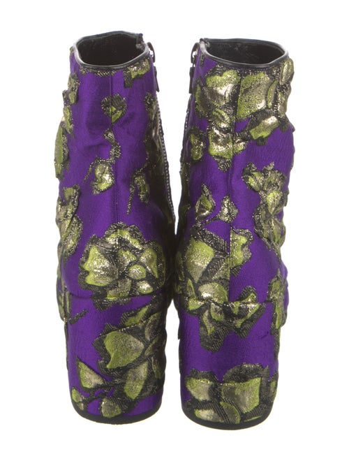 Dries Van Noten Floral Print Boots