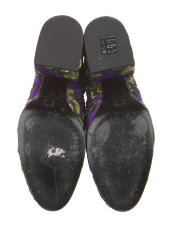 Dries Van Noten Floral Print Boots