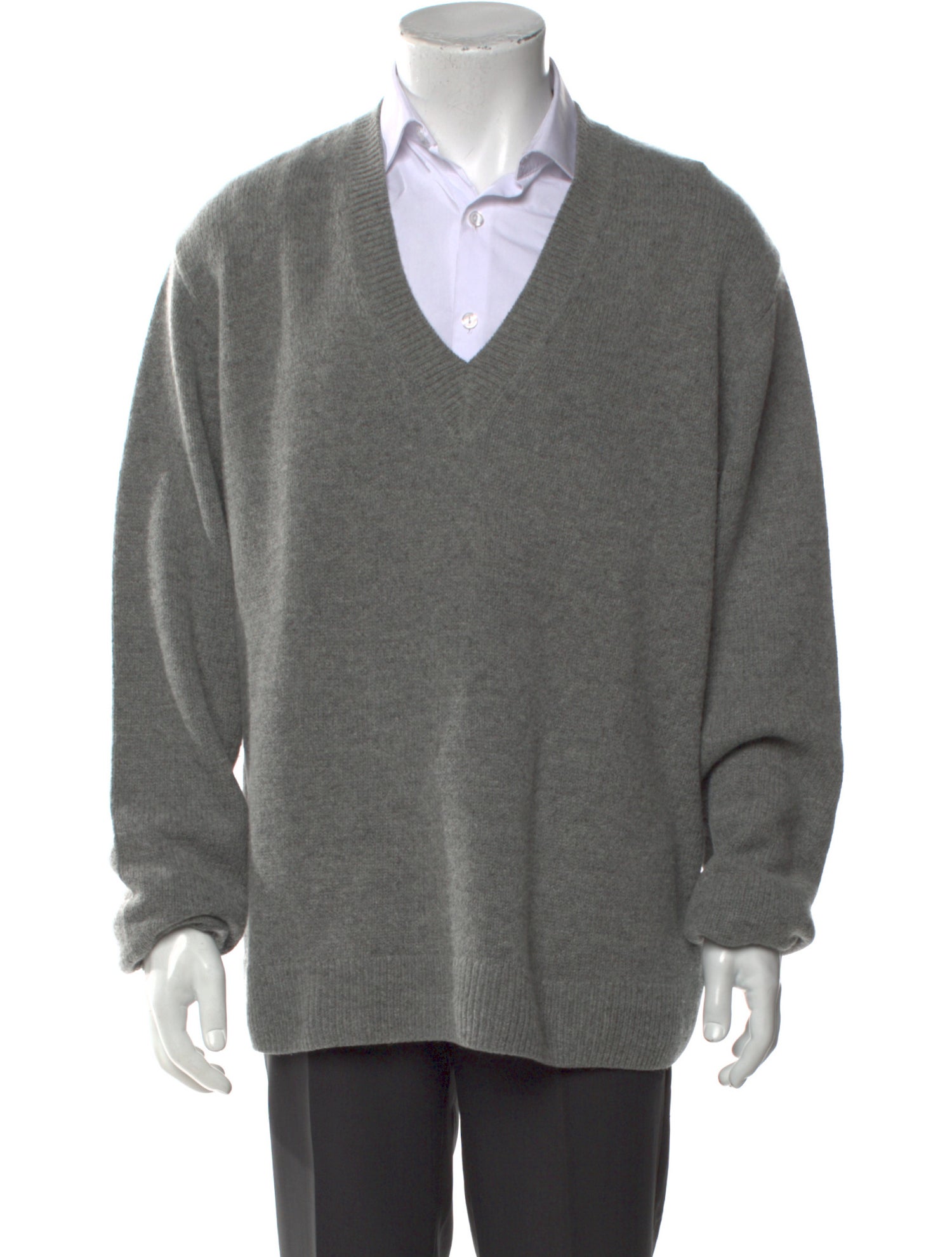 Dries Van Noten V-Neck Long Sleeve Pullover