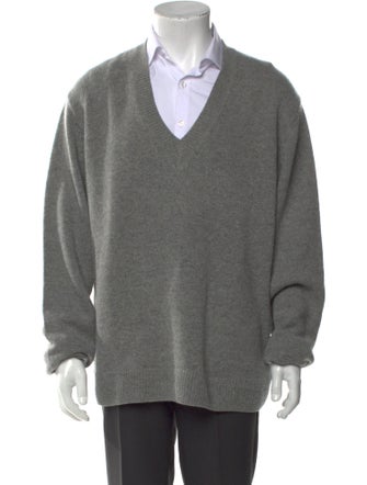 Dries Van Noten V-Neck Long Sleeve Pullover