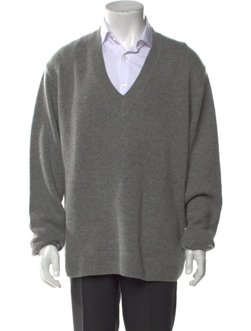 Dries Van Noten V-Neck Long Sleeve Pullover