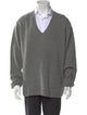 Dries Van Noten V-Neck Long Sleeve Pullover