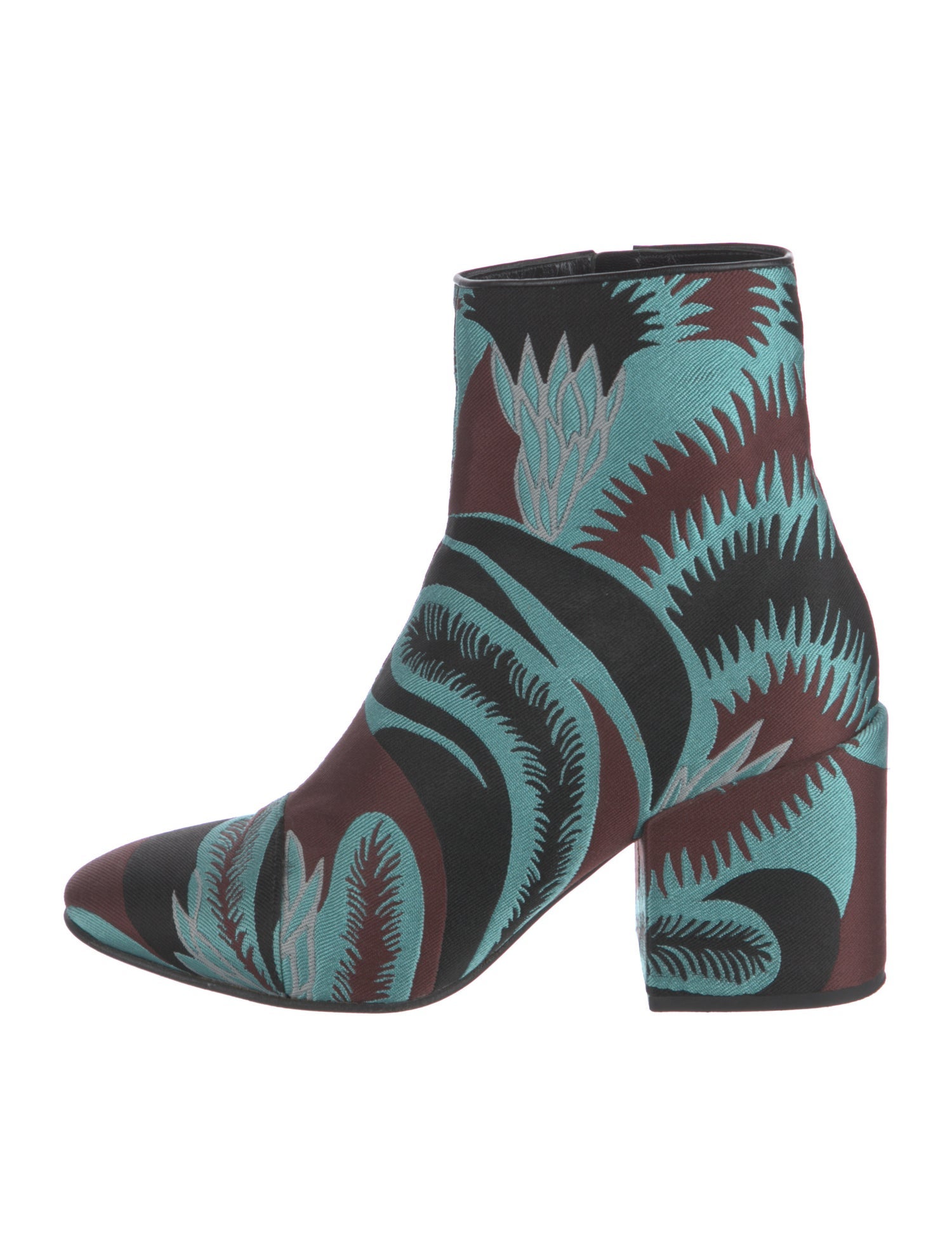 Dries Van Noten Printed Sock Boots