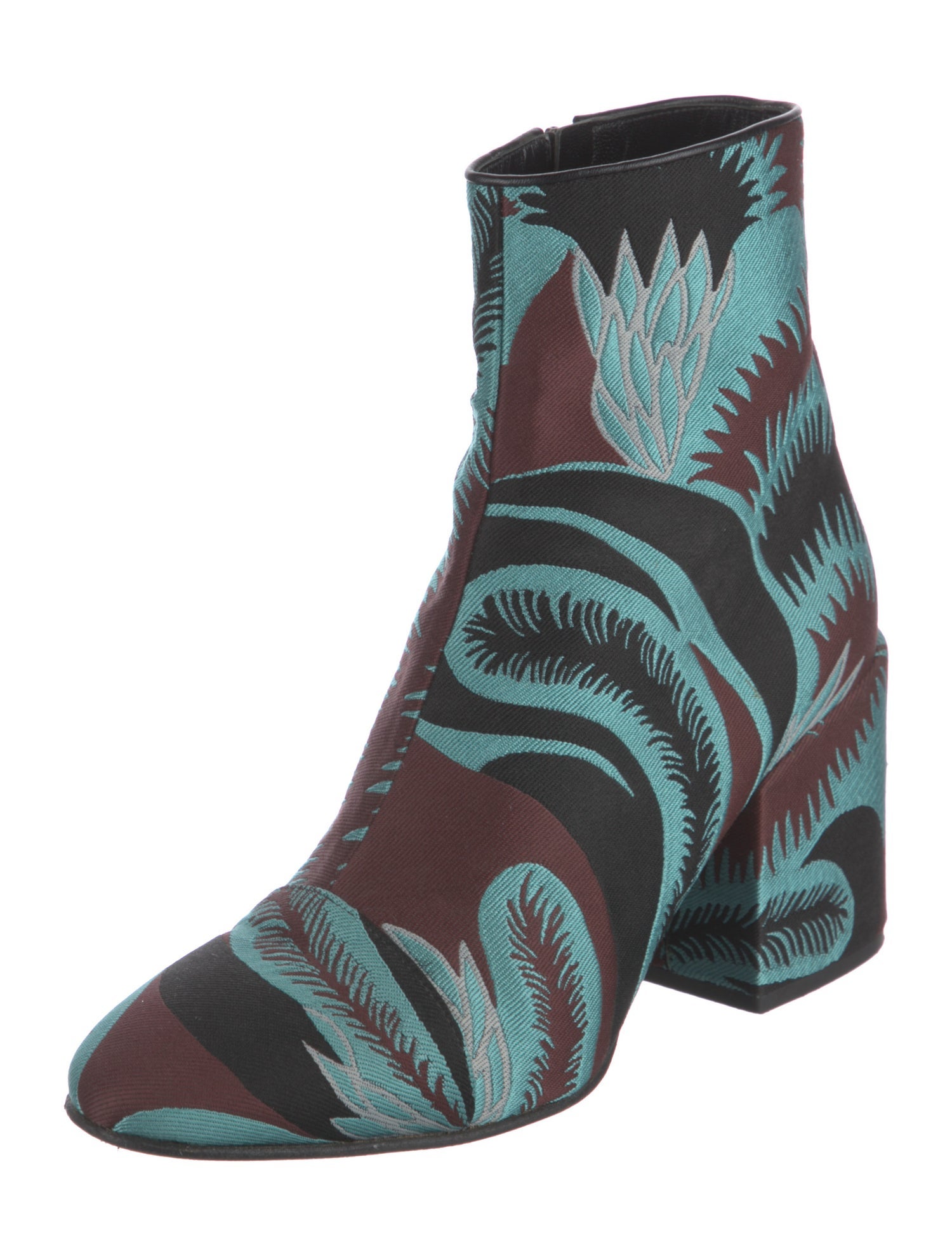 Dries Van Noten Printed Sock Boots