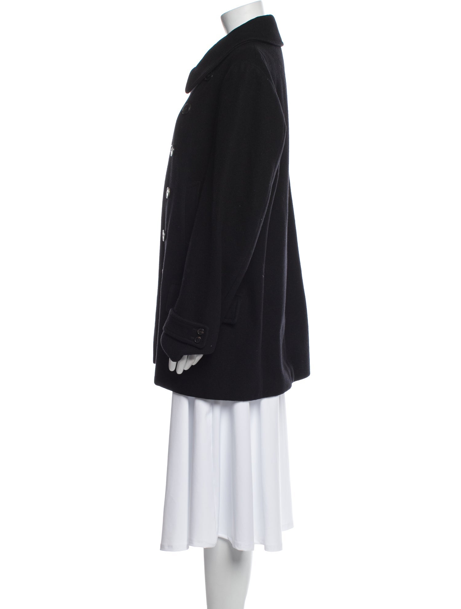 Dries Van Noten Wool Peacoat