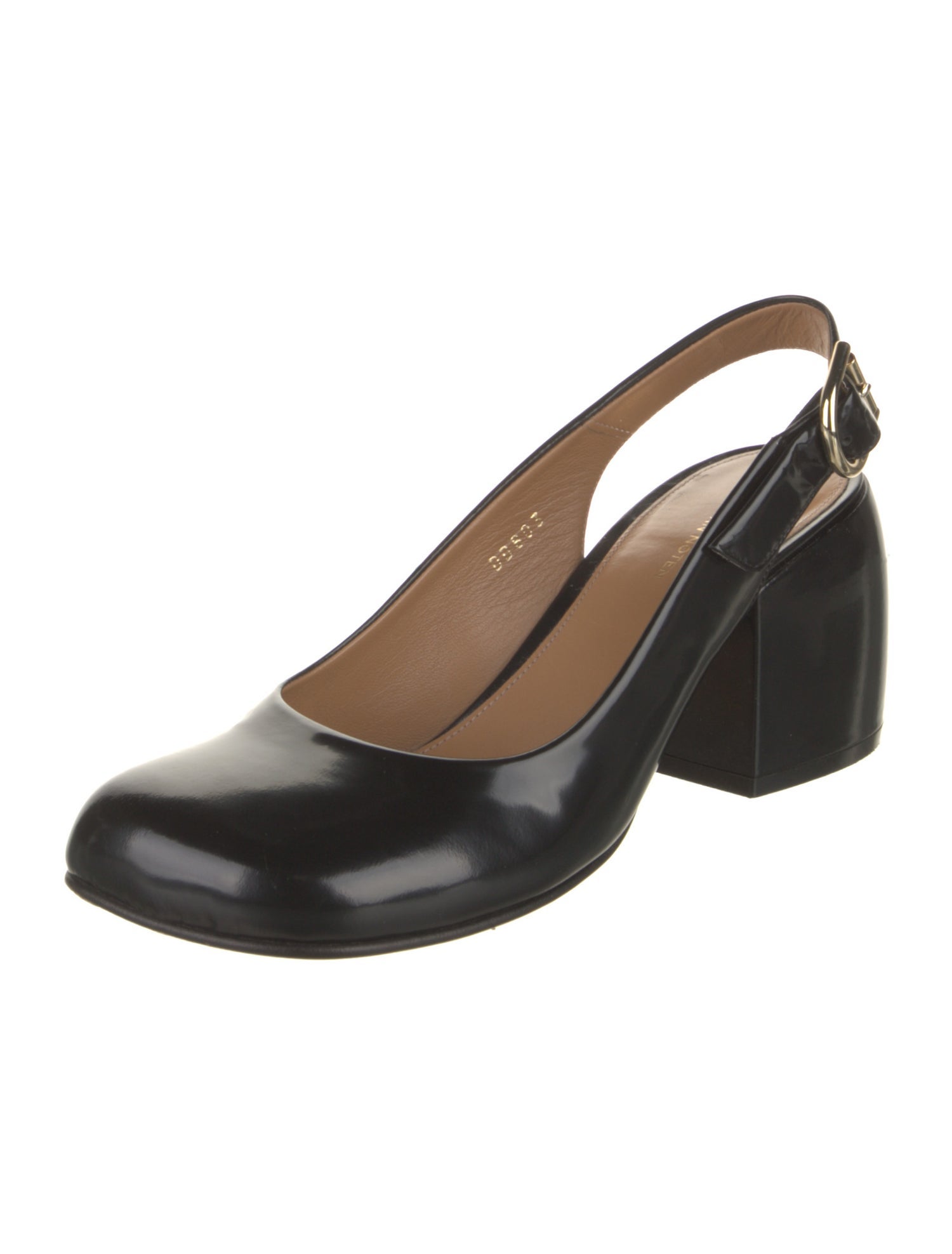 Dries Van Noten Leather Slingback Pumps