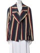 Dries Van Noten Wool Striped Blazer