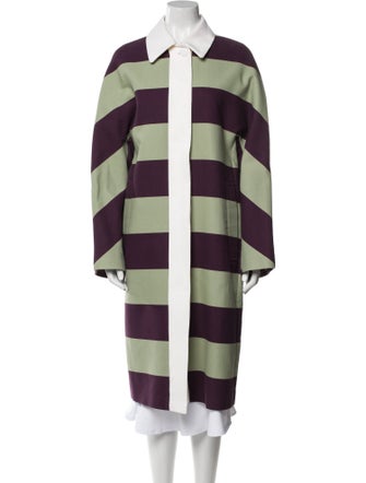 Dries Van Noten Striped Coat