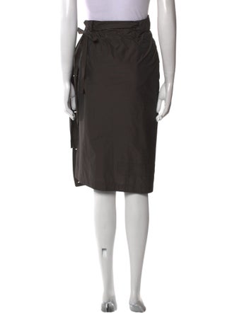 Dries Van Noten Pleated Accents Knee-Length Skirt