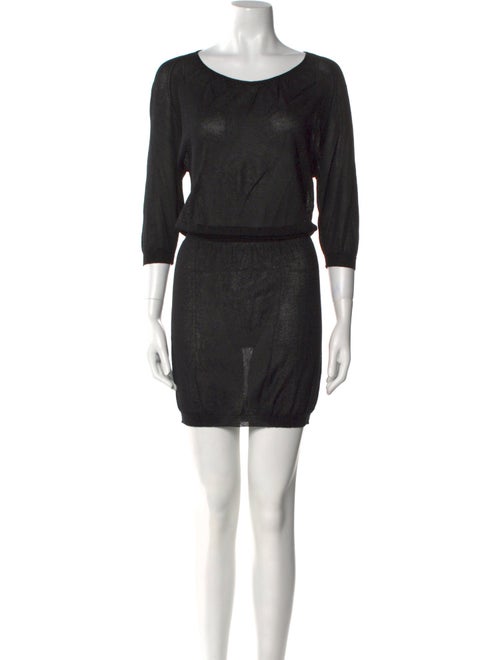 Dries Van Noten Scoop Neck Mini Dress