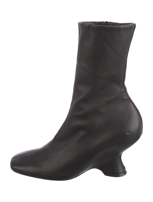Dries Van Noten Leather Sock Boots