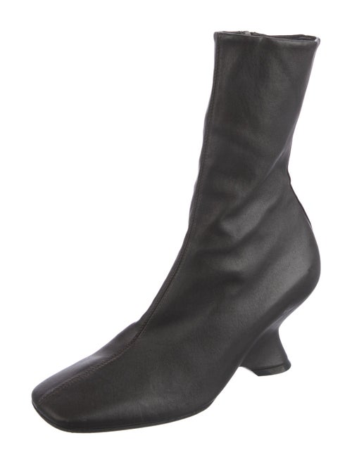 Dries Van Noten Leather Sock Boots