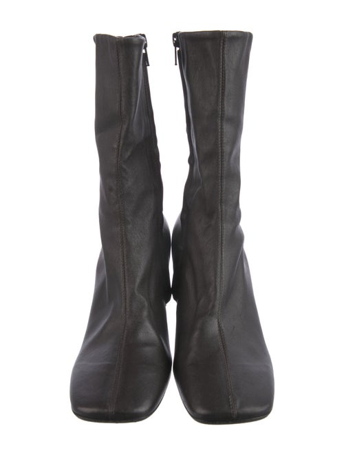 Dries Van Noten Leather Sock Boots