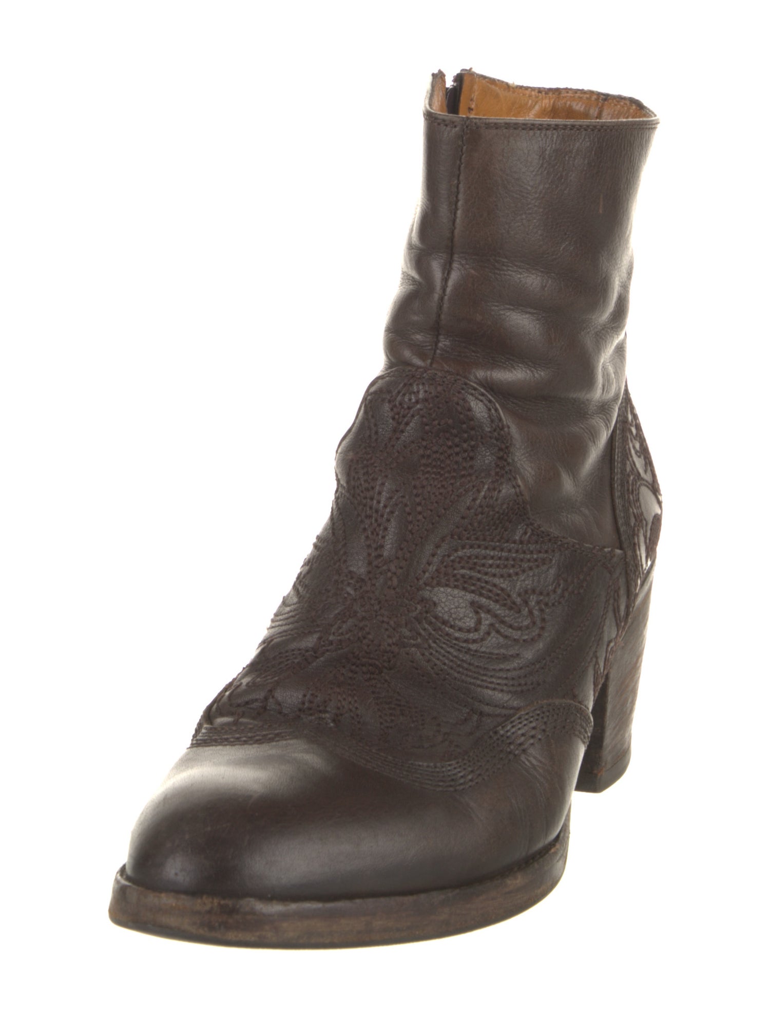 Dries Van Noten Leather Boots