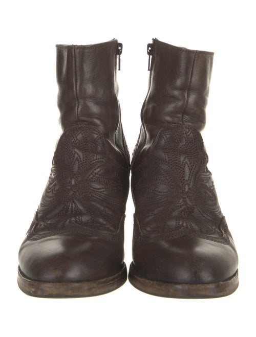 Dries Van Noten Leather Boots