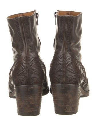 Dries Van Noten Leather Boots