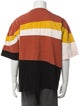 Dries Van Noten Colorblock Pattern Crew Neck T-Shirt