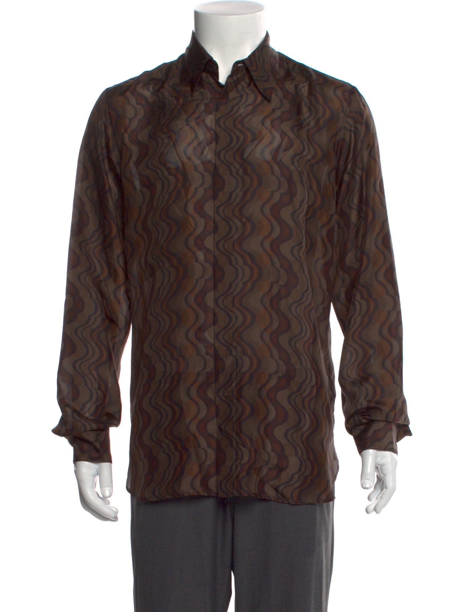 Dries Van Noten Silk Striped Shirt w/ Tags