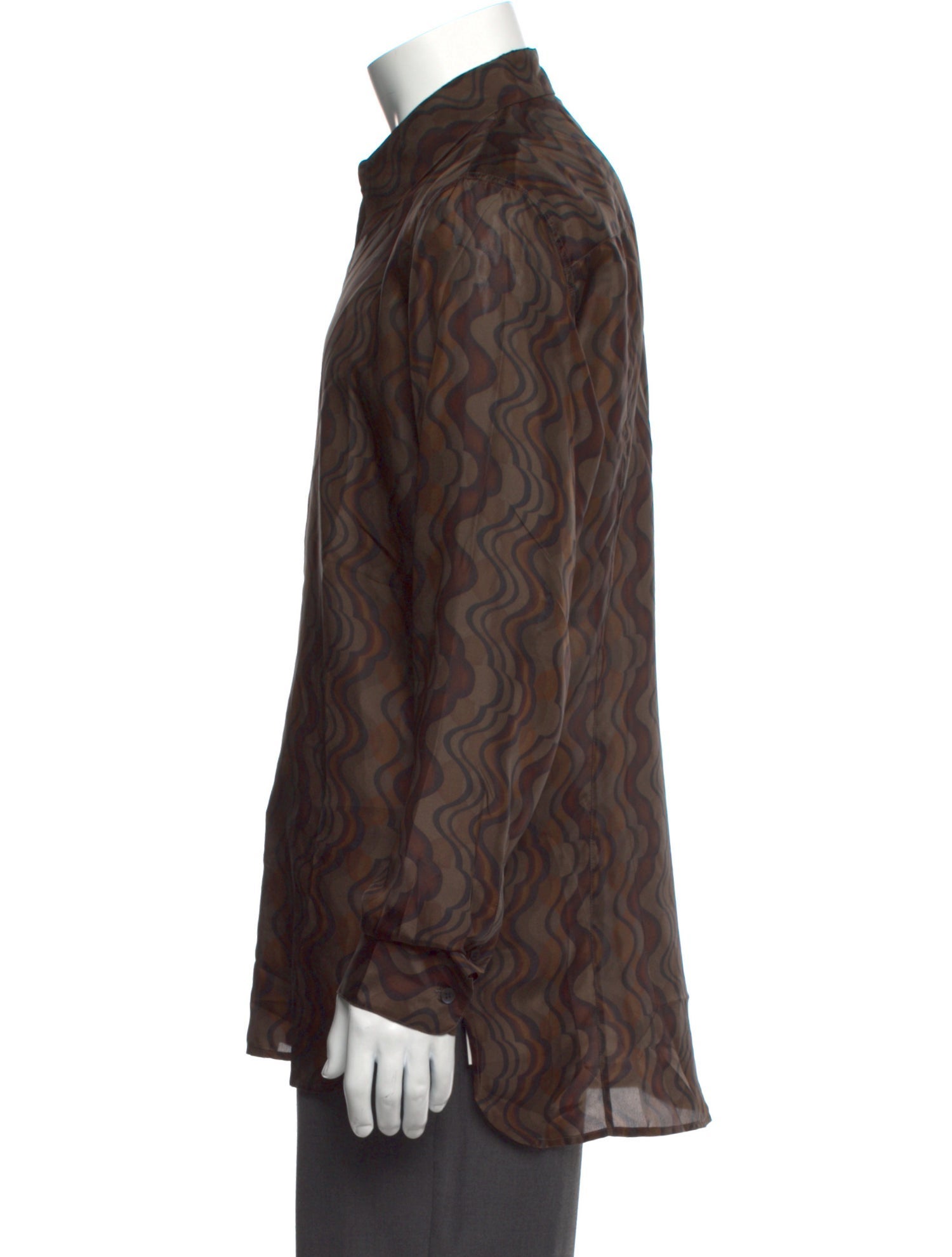 Dries Van Noten Silk Striped Shirt w/ Tags