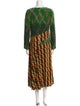 Dries Van Noten Printed Long Dress