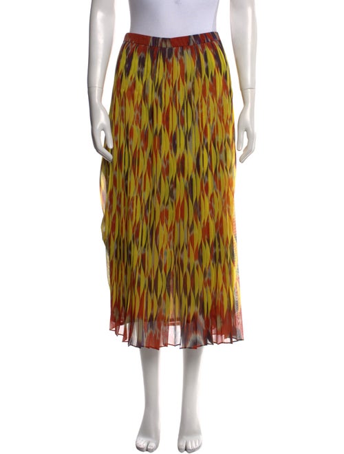 Dries Van Noten Printed Midi Length Skirt