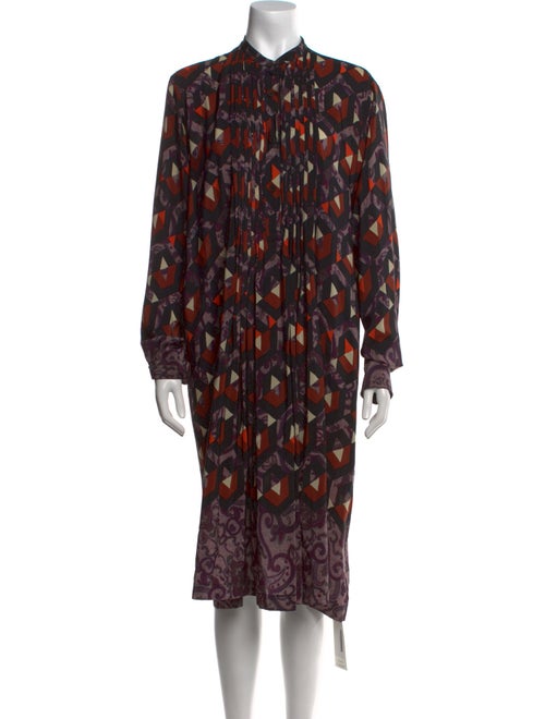 Dries Van Noten Silk Midi Length Dress