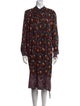 Dries Van Noten Silk Midi Length Dress